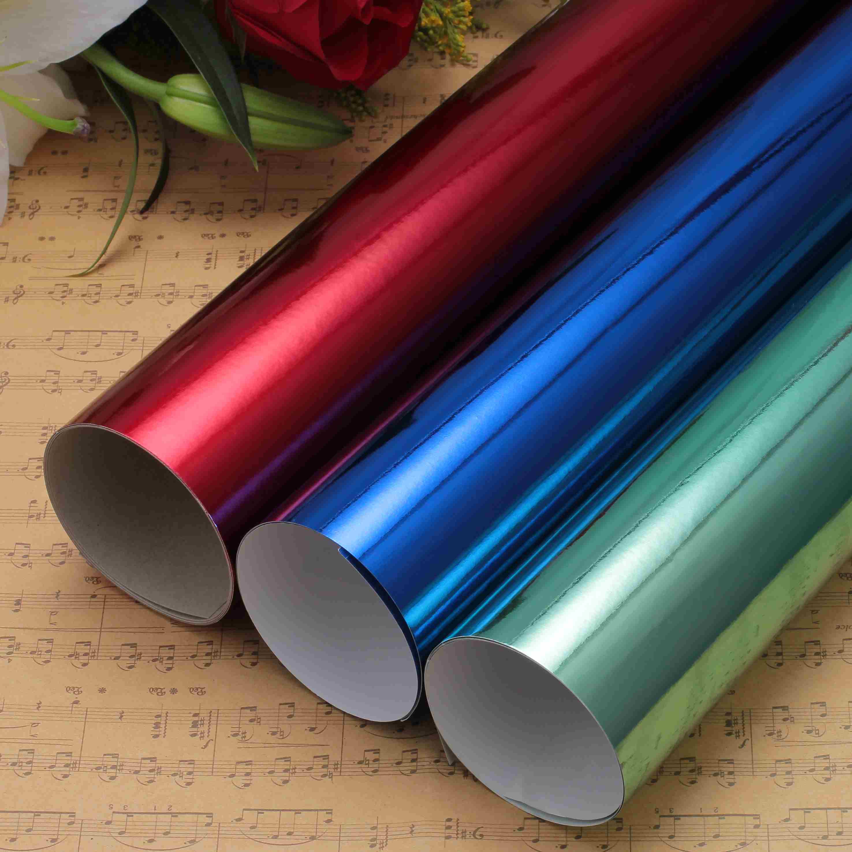 红色卡纸、蓝色卡纸、香槟金